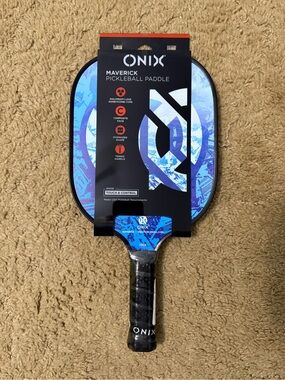 ONIX Maverick Pickleball Paddle in Blue and Black